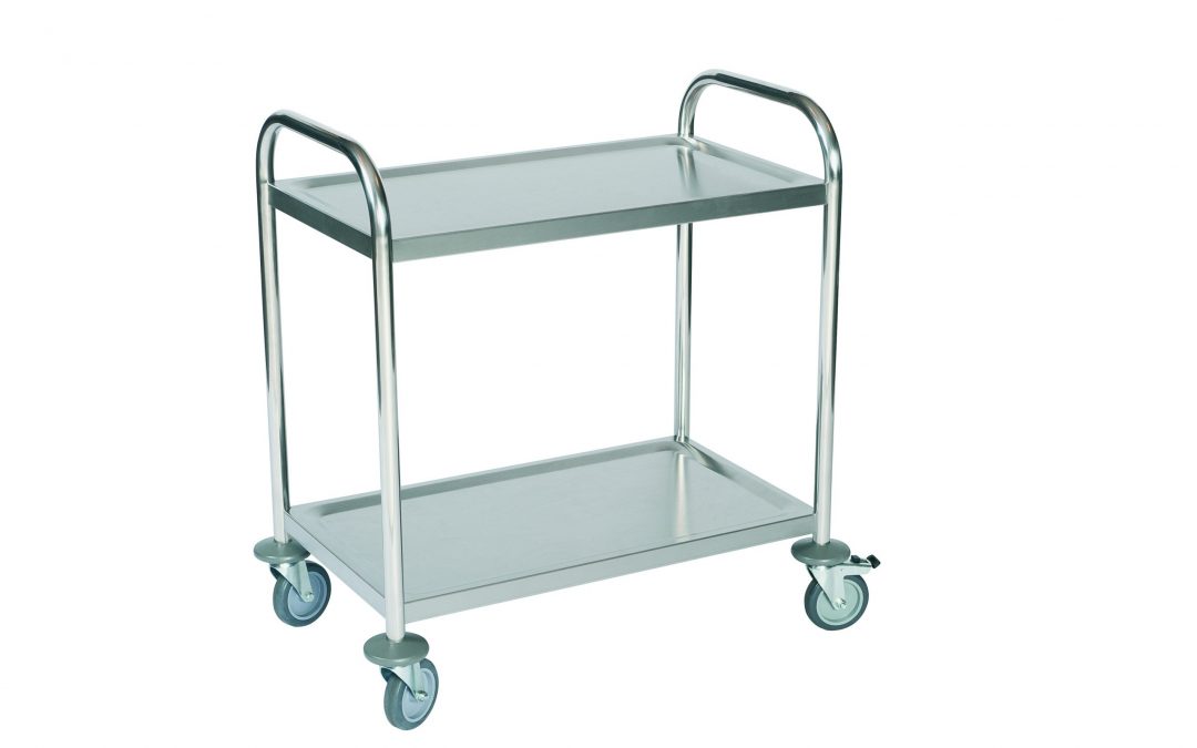 rustfri serveringsvogn RV02