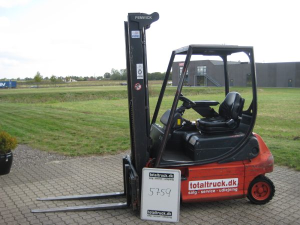 Linde – E16P – El-truck – 1600 kg / 500 mm lastcenter