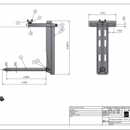 ELM – Ø80 x 1200 mm – Andet – 2300 kg / 600 mm lastcenter