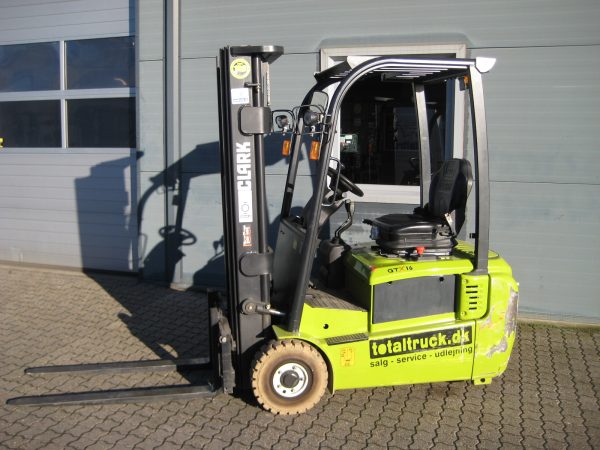 Clark – GTX16 – El-truck – 1600 kg / 500 mm lastcenter